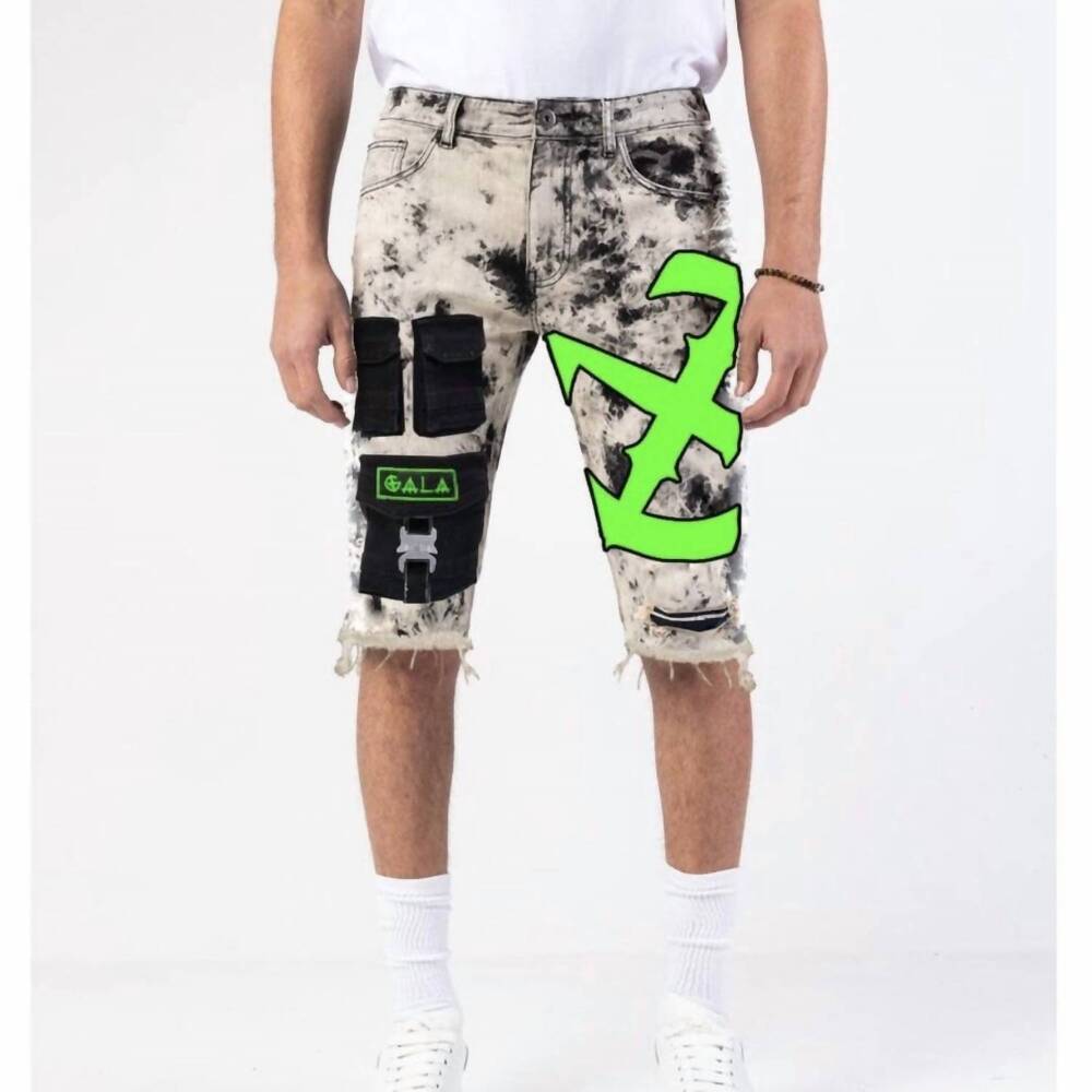 NEW GALA original impact short in acid/green